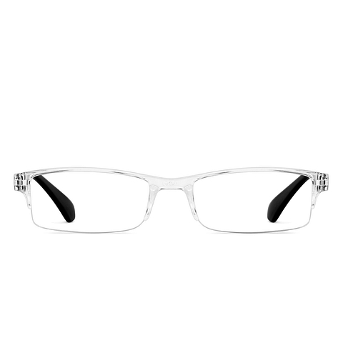 Half Frame Buy Clear Lens Glasses Black Retro Half Rim Glasses