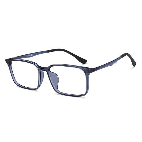 Lenskart Air Blue Transparent Full Rim Square right side