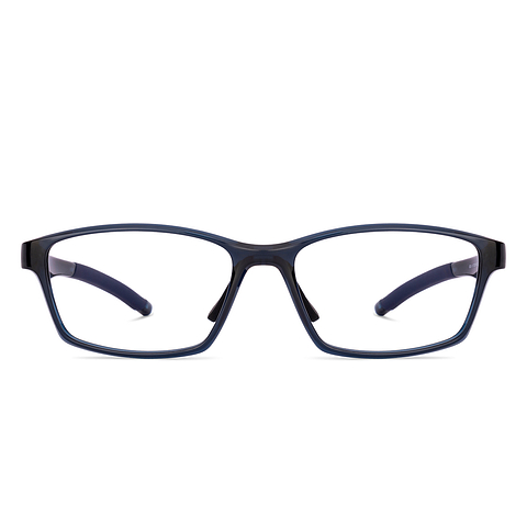 Lenskart Blue Transparent Full Rim Rectangle right side