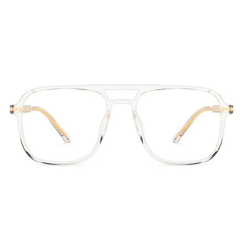 Lenskart Air Crystal Transparent Full Rim Square right side