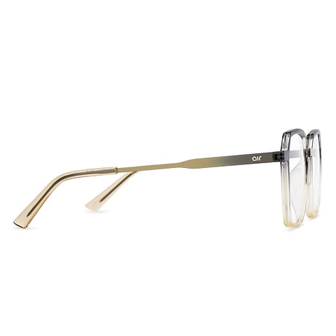 Lenskart Air Online Green Transparent Full Rim Square left side