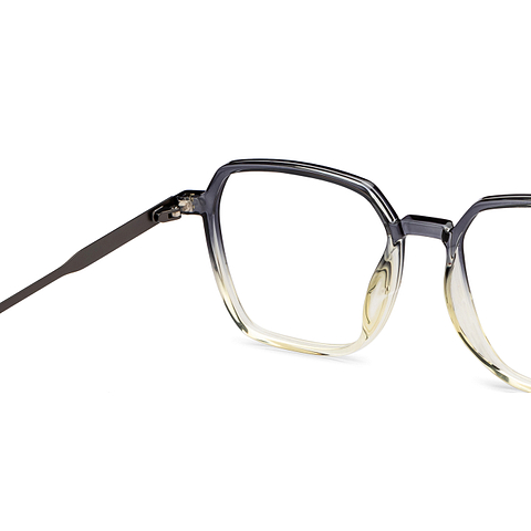 Lenskart Air Online Green Transparent Full Rim Square right side