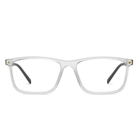 Lenskart Air Online Crystal Transparent Full Rim Square left side