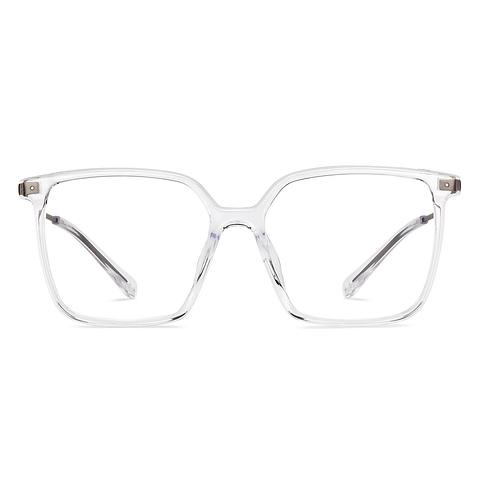 Lenskart Air Online Crystal Transparent Full Rim Square right side Lenskart Air Online Crystal Transparent Full Rim Square right side