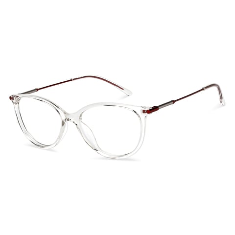 Lenskart Air Online Crystal Transparent Full Rim Cat Eye right side