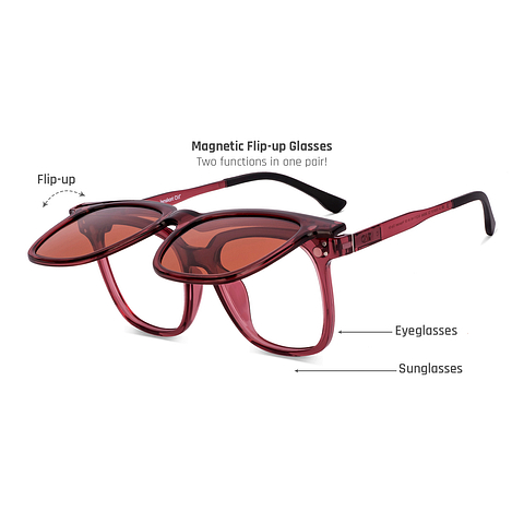 Lenskart Air Online Pink Transparent Full Rim Square left side