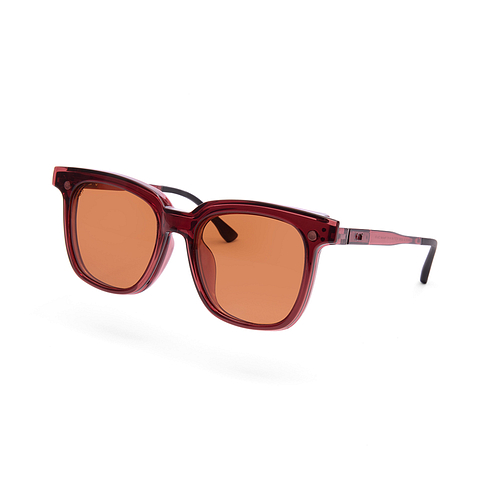 Lenskart Air Online Pink Transparent Full Rim Square left side