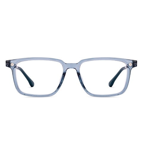 Lenskart Air Blue Transparent Full Rim Rectangle left side Lenskart Air Blue Transparent Full Rim Rectangle left side