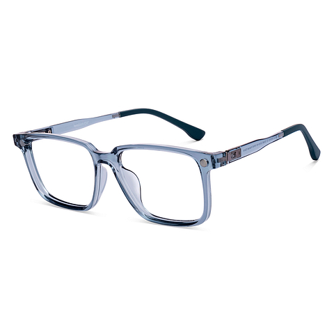 Lenskart Air Blue Transparent Full Rim Rectangle left side Lenskart Air Blue Transparent Full Rim Rectangle left side