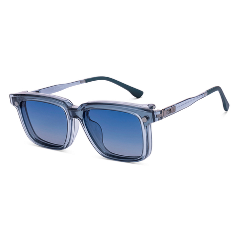 Lenskart Air Blue Transparent Full Rim Rectangle left side Lenskart Air Blue Transparent Full Rim Rectangle left side