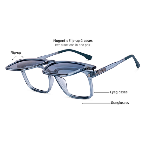 Lenskart Air Blue Transparent Full Rim Rectangle right side Lenskart Air Blue Transparent Full Rim Rectangle right side