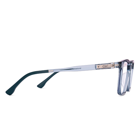Lenskart Air Blue Transparent Full Rim Rectangle left side Lenskart Air Blue Transparent Full Rim Rectangle left side