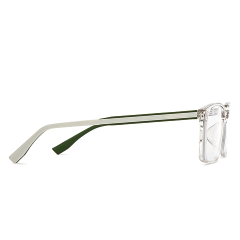 Lenskart Air Crystal Transparent Full Rim Square left side