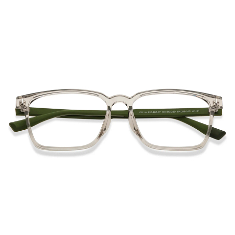 Lenskart Air Transparent Full Rim Rectangle left side