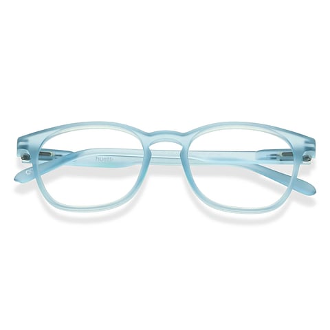 Lenskart Hustlr Turquoise Full Rim Square left side