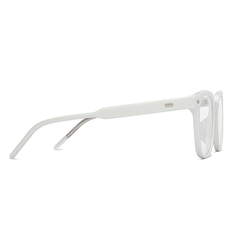 Lenskart White Full Rim Square left side