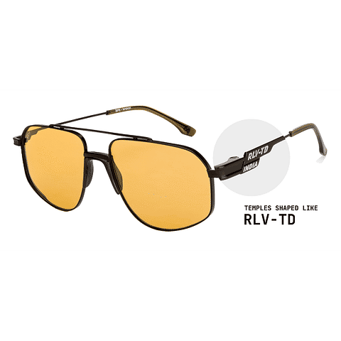 Lenskart STUDIO Black Full Rim Geometric left side