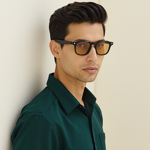 Lenskart Black Full Rim Square left side