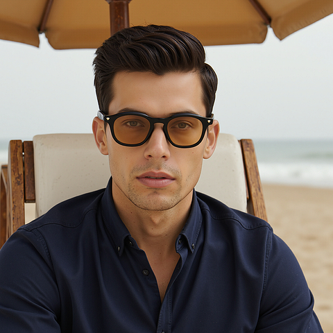 Lenskart Black Full Rim Square left side