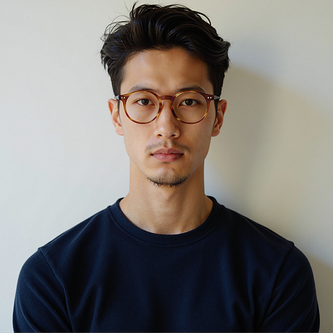 Lenskart Yellow Full Rim Round left side