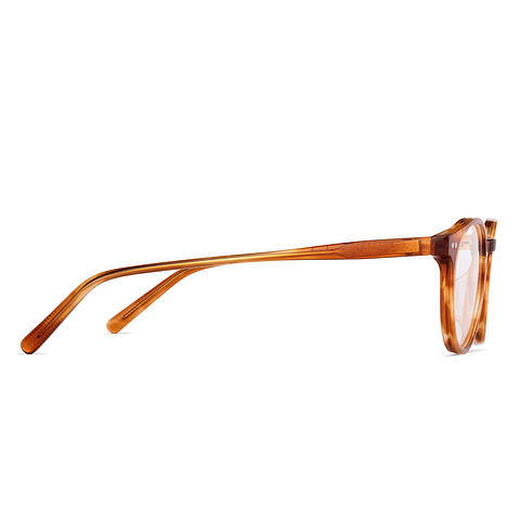 Lenskart Yellow Full Rim Round left side