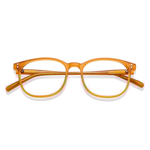 Lenskart Yellow Full Rim Square left side