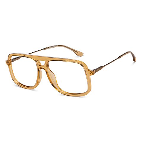 Lenskart Studio Online Yellow Transparent Full Rim Square right side