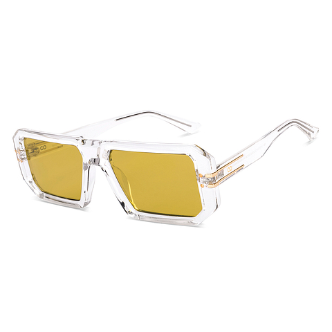 Lenskart Studio Online Crystal Transparent Full Rim Rectangle left side