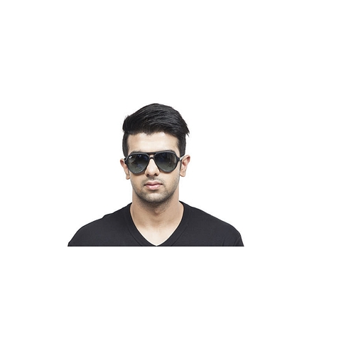 Ray-Ban Black Full Rim Aviator right side