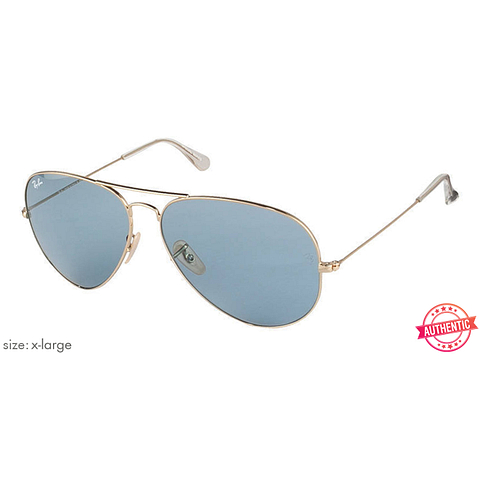 BRANDED Gold Full Rim Aviator right side
