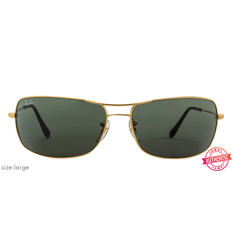 BRANDED Gold Full Rim Rectangle right side BRANDED Gold Full Rim Rectangle right side
