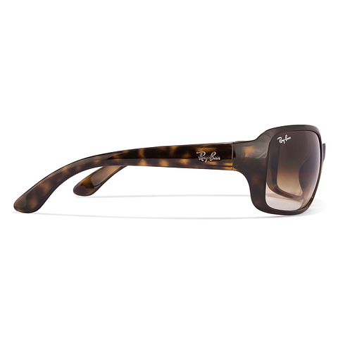 BRANDED Tortoise Full Rim Rectangle right side
