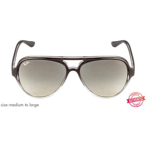 BRANDED Purple Transparent Full Rim Aviator left side