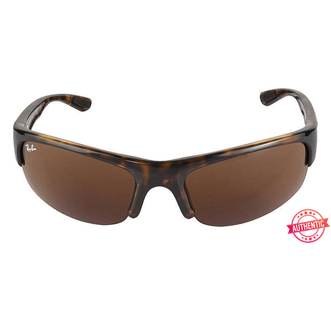 BRANDED Tortoise Half Rim left side