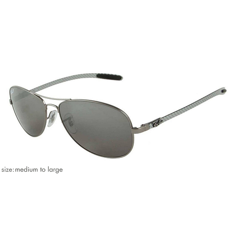 BRANDED Mid Gunmetal Full Rim Aviator right side