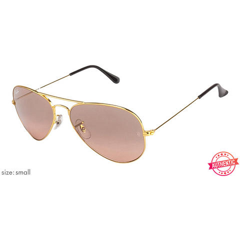 BRANDED Gold Full Rim Aviator right side