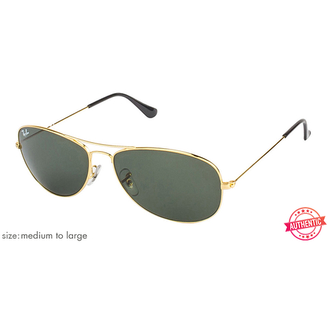 BRANDED Gold Full Rim Aviator right side