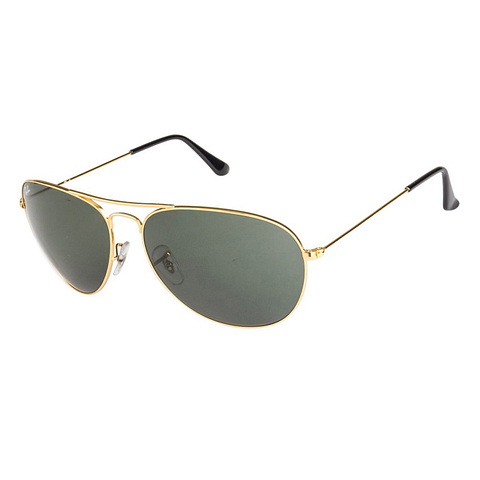 Ray-Ban RB3432 Medium (Size-59) Gold Green 1 Men Sunglasses