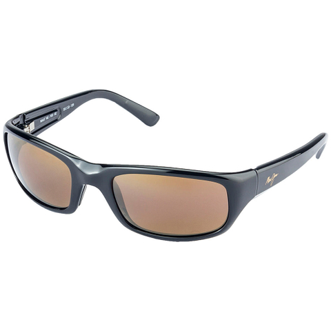 Buy Maui Jim StinGrey H103-02 Gloss Black HCL Bronze Sunglasses at