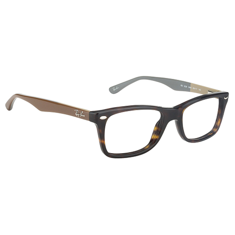 Ray-Ban Tortoise Full Rim Rectangle left side