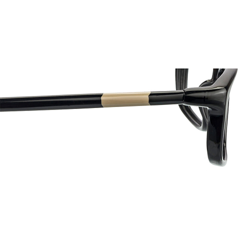 BRANDED Black Full Rim Rectangle left side