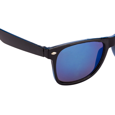 BRANDED Sky Blue Full Rim Square left side
