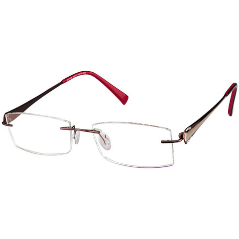 BRANDED Dark Brown Rimless right side BRANDED Dark Brown Rimless right side