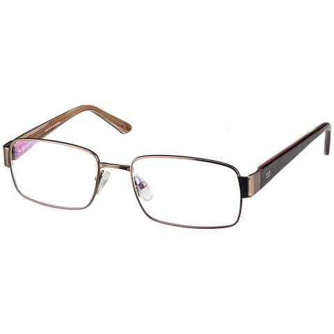 BRANDED Light Brown Full Rim left side