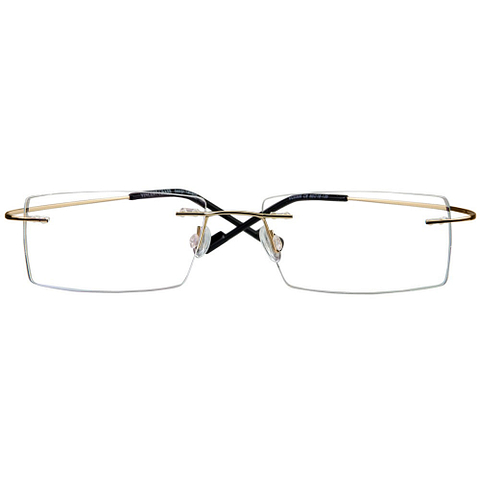 Vincent Chase Online Gold Rimless Rectangle left side