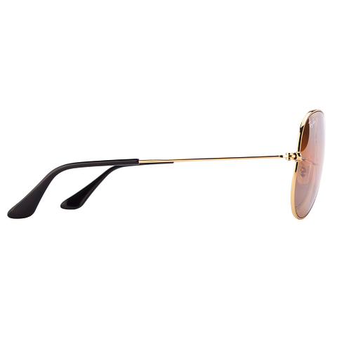 BRANDED Gold Full Rim Aviator right side