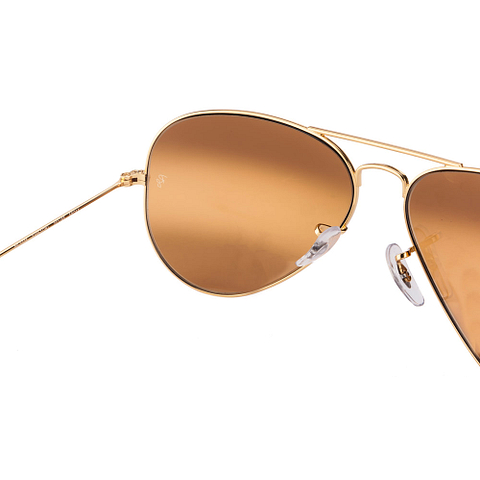 BRANDED Gold Full Rim Aviator right side
