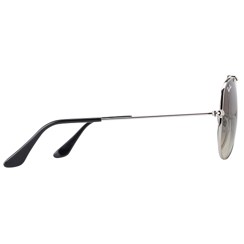 BRANDED Silver Full Rim Aviator left side BRANDED Silver Full Rim Aviator left side