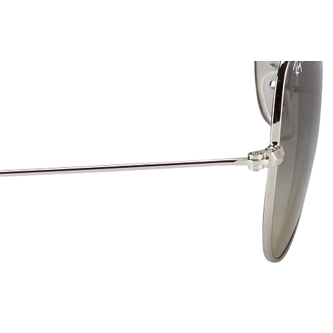 BRANDED Silver Full Rim Aviator right side BRANDED Silver Full Rim Aviator right side