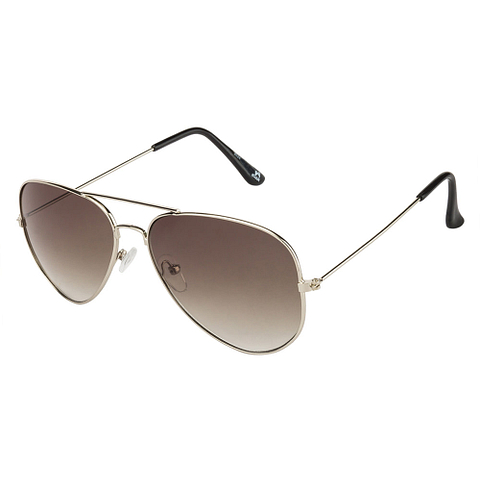 Buy Silver Green Gradient Full Rim Aviator Shape Medium Size-58